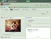 Tablet Screenshot of e-transitions.deviantart.com