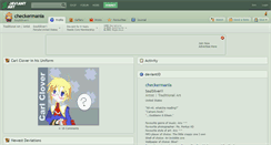 Desktop Screenshot of checkermania.deviantart.com