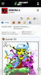 Mobile Screenshot of midnite-x.deviantart.com