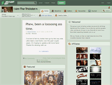 Tablet Screenshot of i-am-the-trickster.deviantart.com