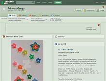 Tablet Screenshot of princess-genya.deviantart.com