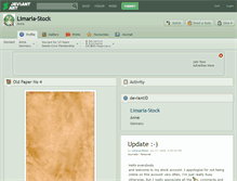 Tablet Screenshot of limaria-stock.deviantart.com