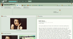 Desktop Screenshot of haunted-shadows17.deviantart.com