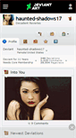 Mobile Screenshot of haunted-shadows17.deviantart.com