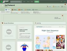 Tablet Screenshot of danthemann8.deviantart.com