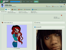 Tablet Screenshot of chibi-nina.deviantart.com