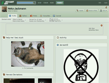 Tablet Screenshot of neko-jackmann.deviantart.com