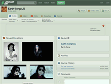 Tablet Screenshot of earth-songmjj.deviantart.com