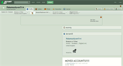 Desktop Screenshot of pokemonluver514.deviantart.com
