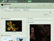 Tablet Screenshot of elfgirlkimmy.deviantart.com