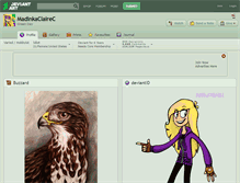 Tablet Screenshot of madinkaclairec.deviantart.com