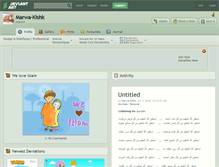 Tablet Screenshot of marwa-kishk.deviantart.com