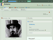 Tablet Screenshot of dframackey.deviantart.com