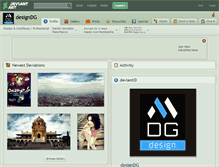 Tablet Screenshot of designdg.deviantart.com