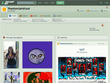 Tablet Screenshot of phantomsaintkurai.deviantart.com