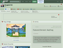Tablet Screenshot of douglascrist.deviantart.com