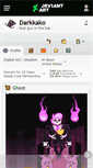Mobile Screenshot of darkkako.deviantart.com