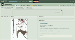 Desktop Screenshot of lovelyinsanity.deviantart.com