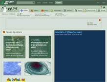 Tablet Screenshot of gigilove.deviantart.com