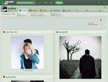 Tablet Screenshot of is-blind.deviantart.com