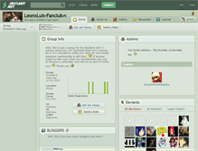 Tablet Screenshot of leonxluis-fanclub.deviantart.com
