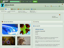 Tablet Screenshot of johnny-seven.deviantart.com
