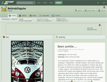 Tablet Screenshot of behindadisguise.deviantart.com