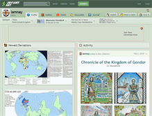 Tablet Screenshot of lamnay.deviantart.com