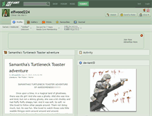 Tablet Screenshot of elfwood224.deviantart.com