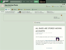 Tablet Screenshot of naruxanime-pixels.deviantart.com