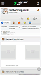 Mobile Screenshot of enchanting-misk.deviantart.com