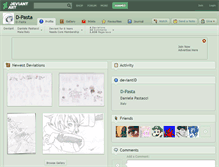 Tablet Screenshot of d-pasta.deviantart.com