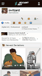 Mobile Screenshot of owlizard.deviantart.com