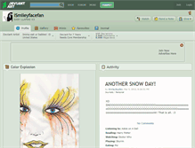 Tablet Screenshot of ismileyfacefan.deviantart.com