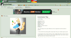Desktop Screenshot of himitsudragon.deviantart.com