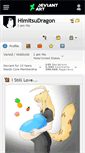 Mobile Screenshot of himitsudragon.deviantart.com