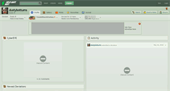 Desktop Screenshot of dustybottums.deviantart.com