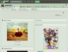 Tablet Screenshot of bilall2003.deviantart.com