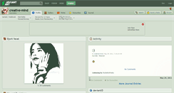 Desktop Screenshot of creative-mind.deviantart.com