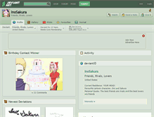 Tablet Screenshot of inosakura.deviantart.com