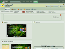 Tablet Screenshot of markomac7.deviantart.com
