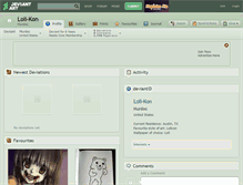 Tablet Screenshot of loli-kon.deviantart.com