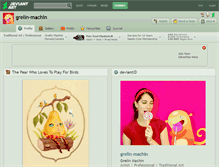 Tablet Screenshot of grelin-machin.deviantart.com