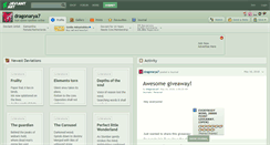 Desktop Screenshot of dragonarya7.deviantart.com