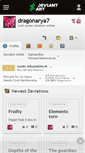 Mobile Screenshot of dragonarya7.deviantart.com