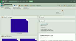Desktop Screenshot of pokemonclub.deviantart.com