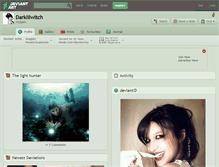 Tablet Screenshot of darklilwitch.deviantart.com