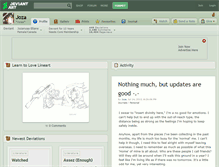 Tablet Screenshot of joza.deviantart.com