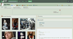 Desktop Screenshot of ame-tsuyu.deviantart.com