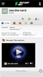 Mobile Screenshot of neo-the-nerd.deviantart.com